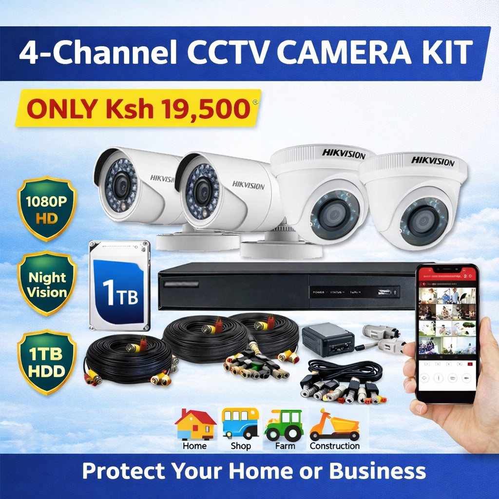 HD CCTV camera 1080P 4KIT FULL Package