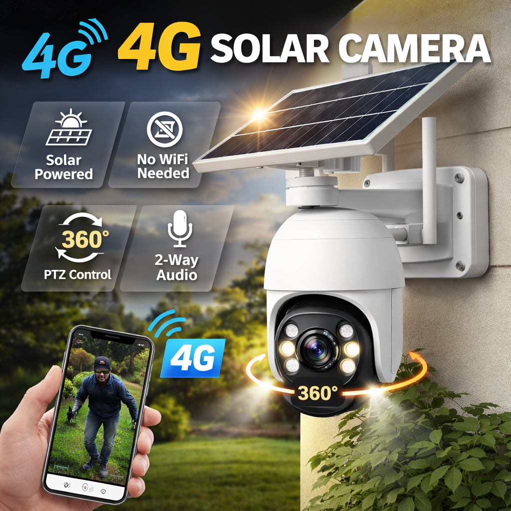 Solar Powered 4G Security Cameras in Kenya | Digital Technics