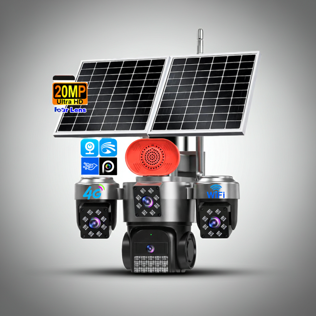 AOV 4G Solar CCTV Cameras Kenya | Full-Time Recording Security