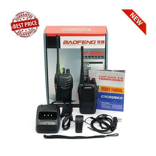 Walkie Talkie 2 Way Radio Baofeng BF-888s  Long Range, Get 2pcs Discount - Digital Technics