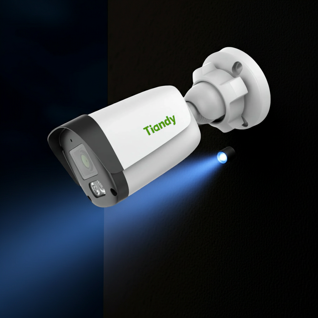 Tiandy ColorMaker Bullet AK2 IP Camera 4MP– Full Colour Night Vision CCTV Kenya