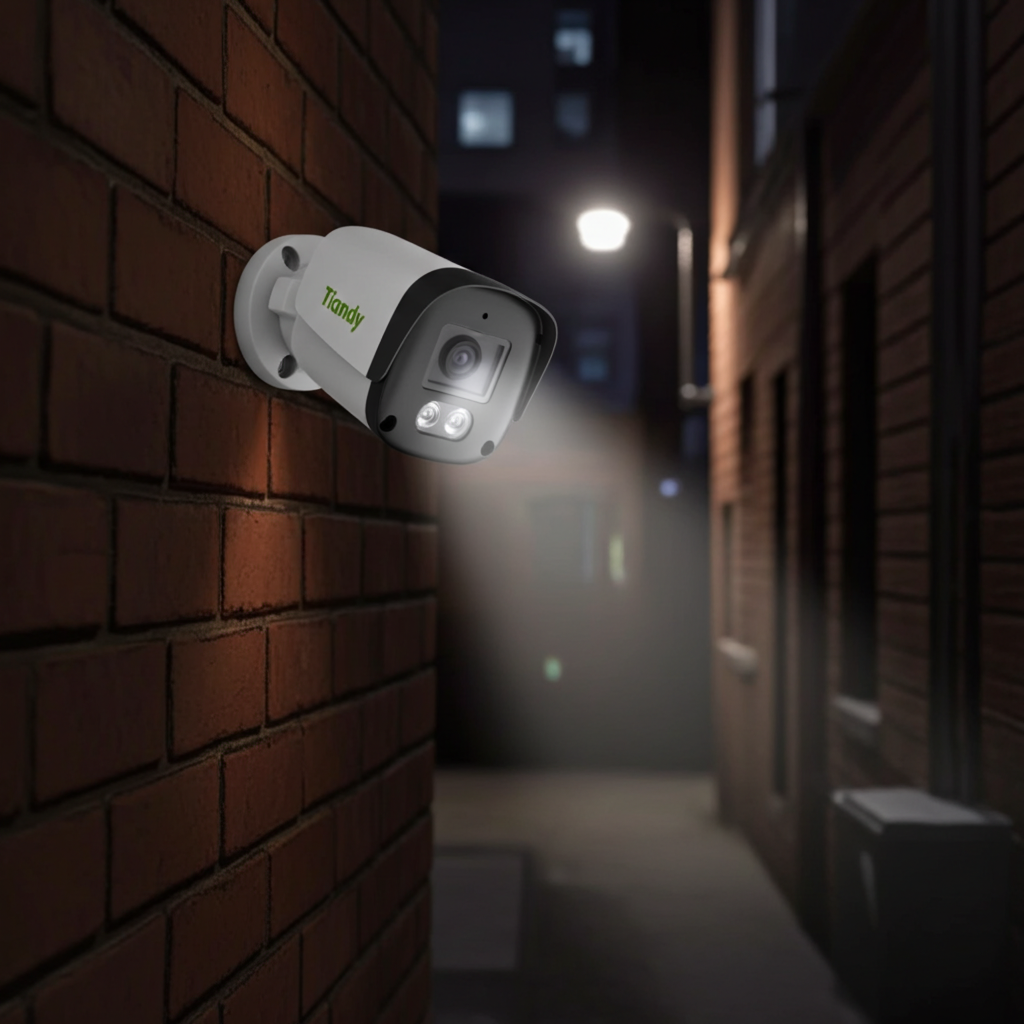 Tiandy ColorMaker Bullet AK2 IP Camera 4MP– Full Colour Night Vision CCTV Kenya