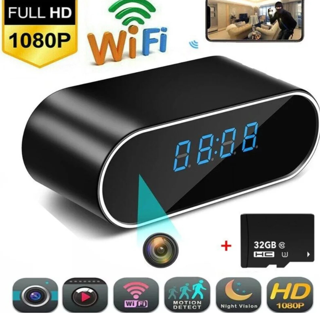 Table Clock WiFi Camera - Digital Technics
