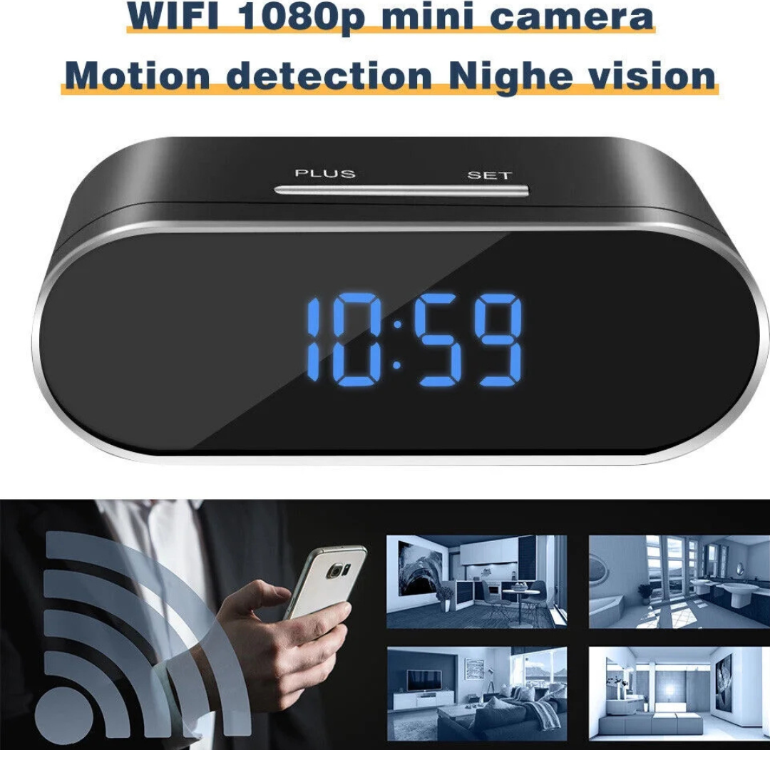 Table Clock WiFi Camera - Digital Technics