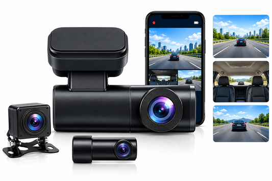4G Smart Cloud Dash Camera 4K+1K with GPS