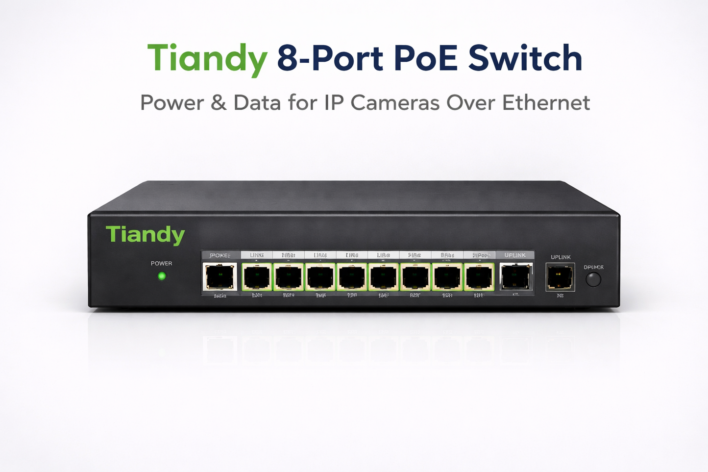 8 Port PoE Switch – Power Over Ethernet Network Switch for CCTV & IP Cameras Kenya