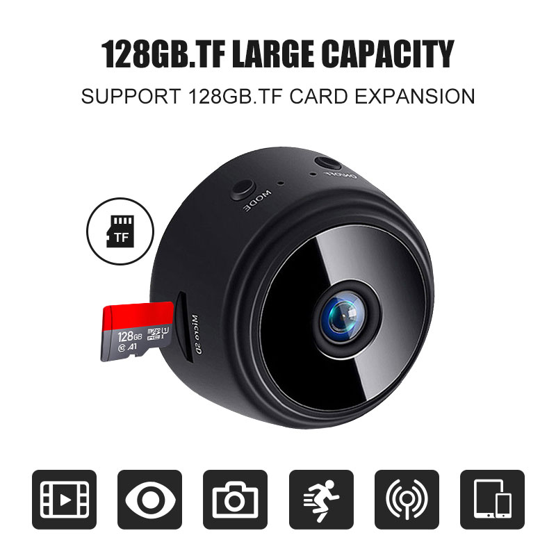 Mini WiFi Camera 1080P – Wireless Security Camera with Night Vision & Motion Detection