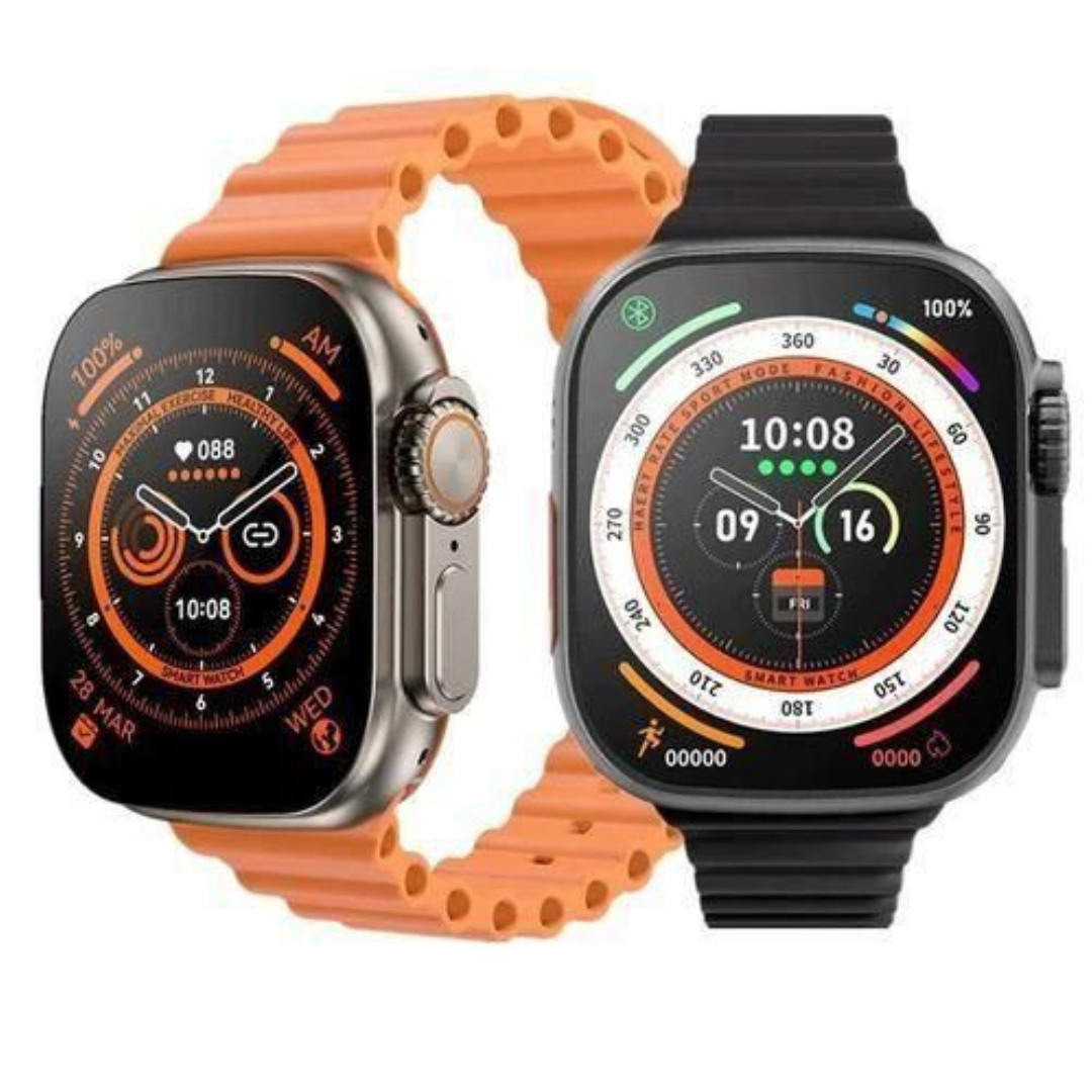 Original ULTRA  8 Smartwatch With  Free 3 Straps Bluetooth Health Fitness - Digital Technics