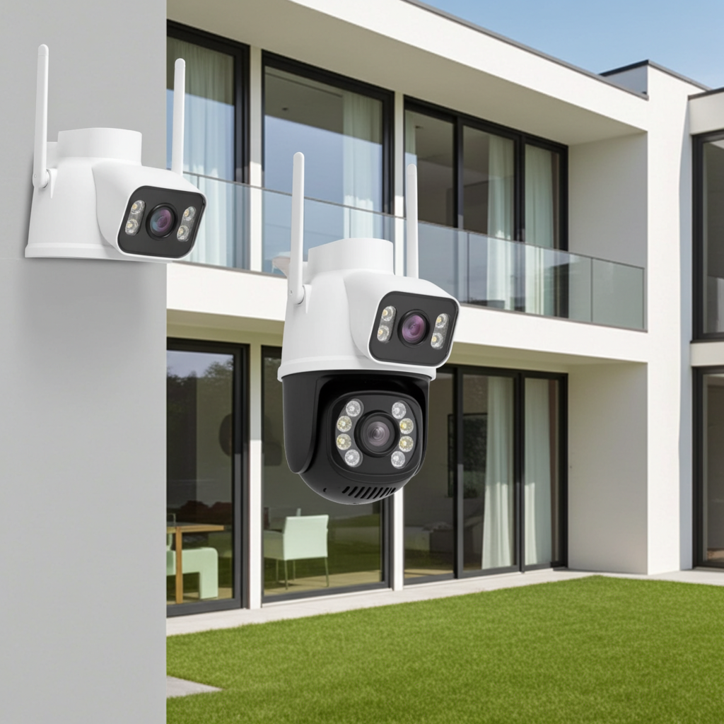 WiFi Dual Lens PTZ Camera