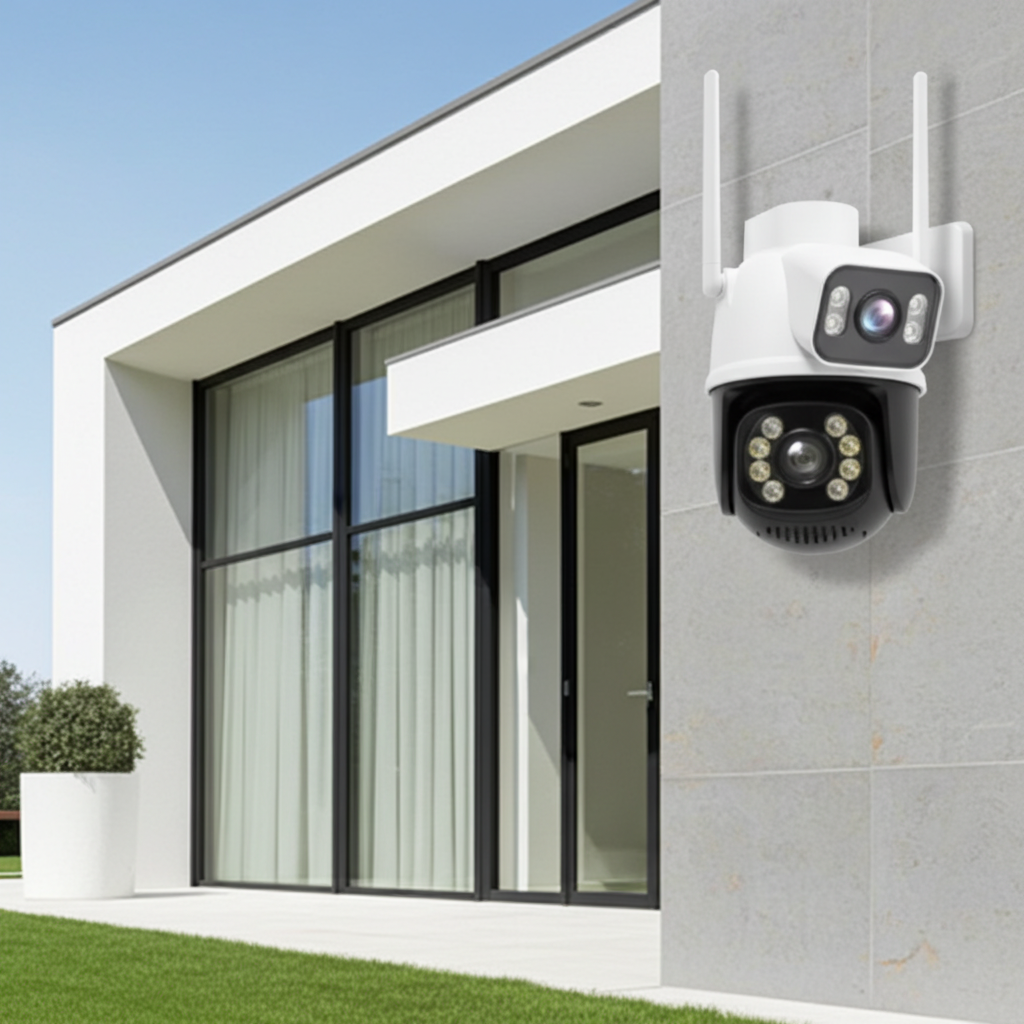 WiFi Dual Lens PTZ Camera