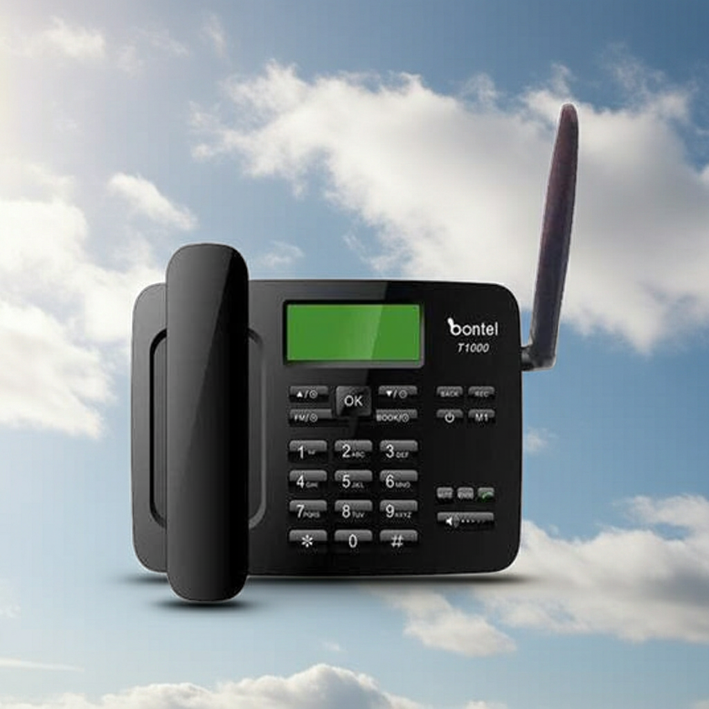 Simcard Landline Desktop Phone for Home, Offices & Shops
