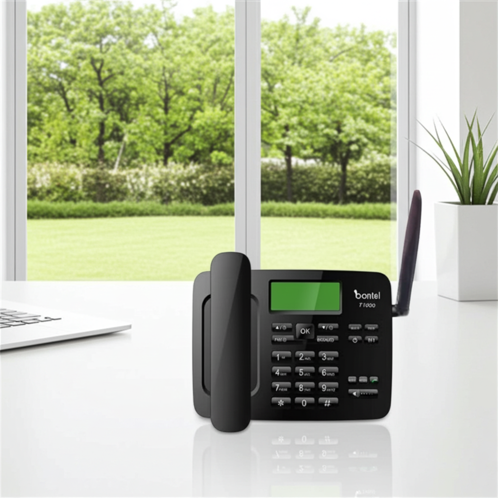 Simcard Landline Desktop Phone for Home, Offices & Shops