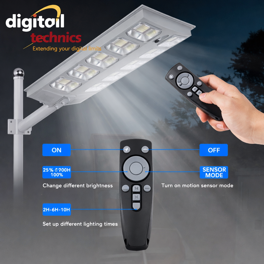 1000W Solar LED Street Light in Kenya | Heavy-Duty Outdoor Security Light
