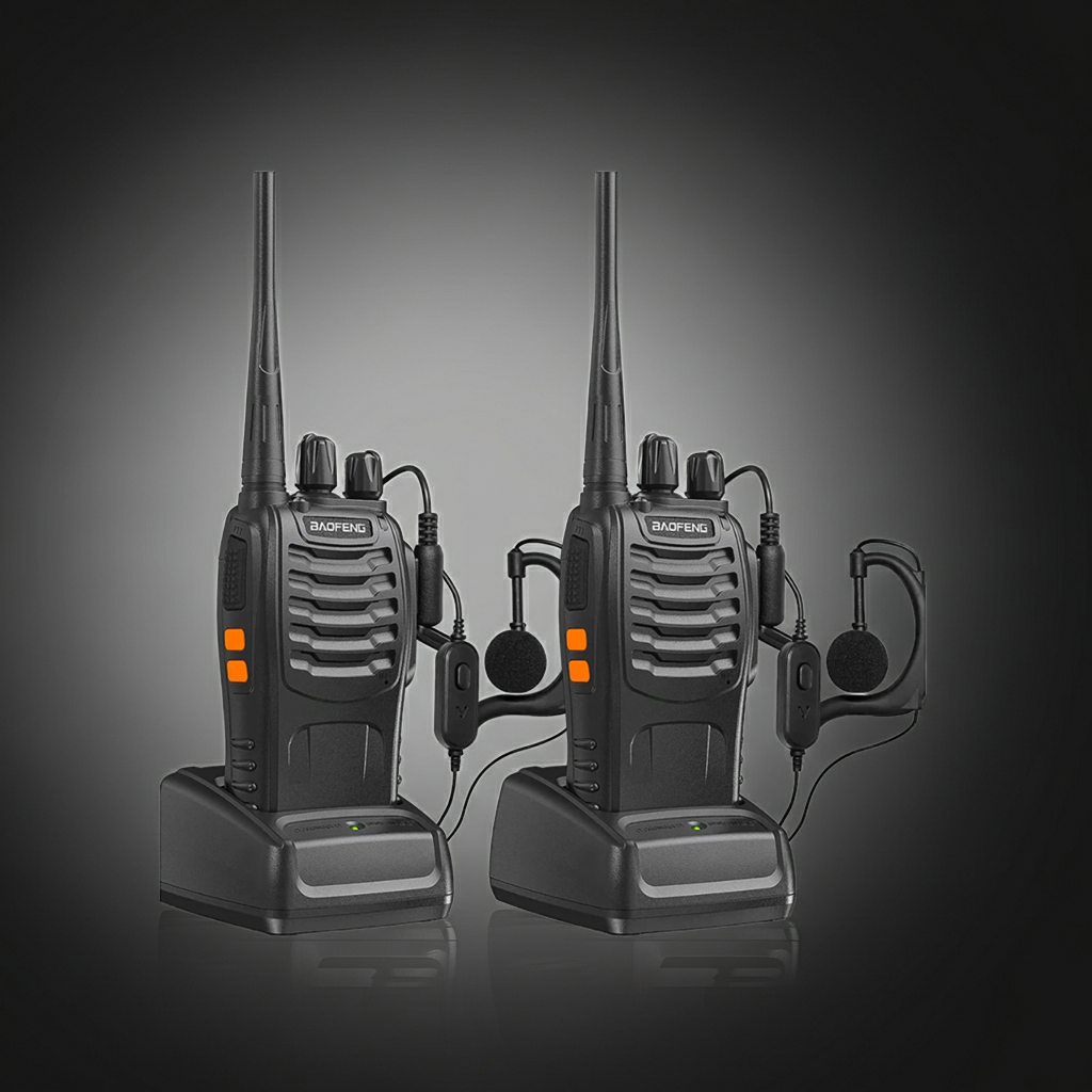 Walkie Talkie 2 Way Radio Baofeng BF-888s  Long Range, Get 2pcs Discount