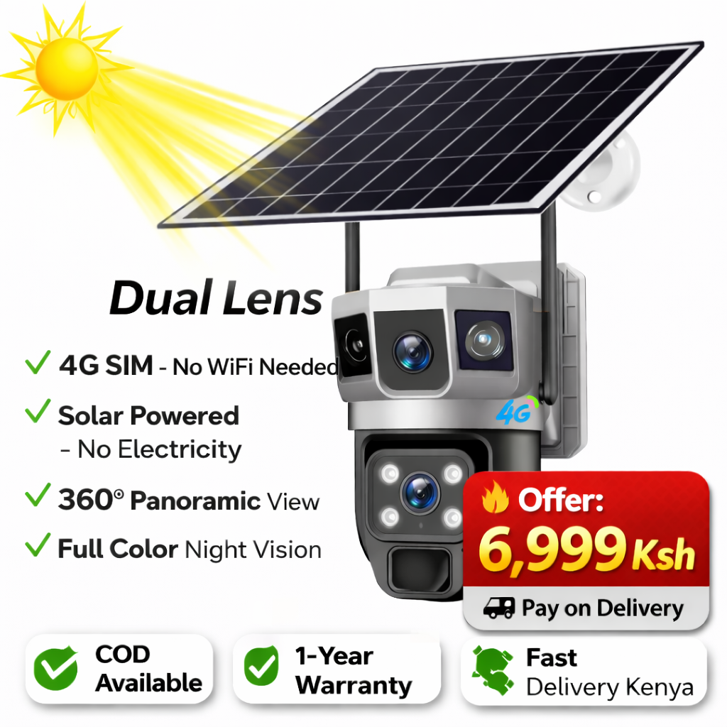 4G Solar Camera – Dual Lens (SIM Card)