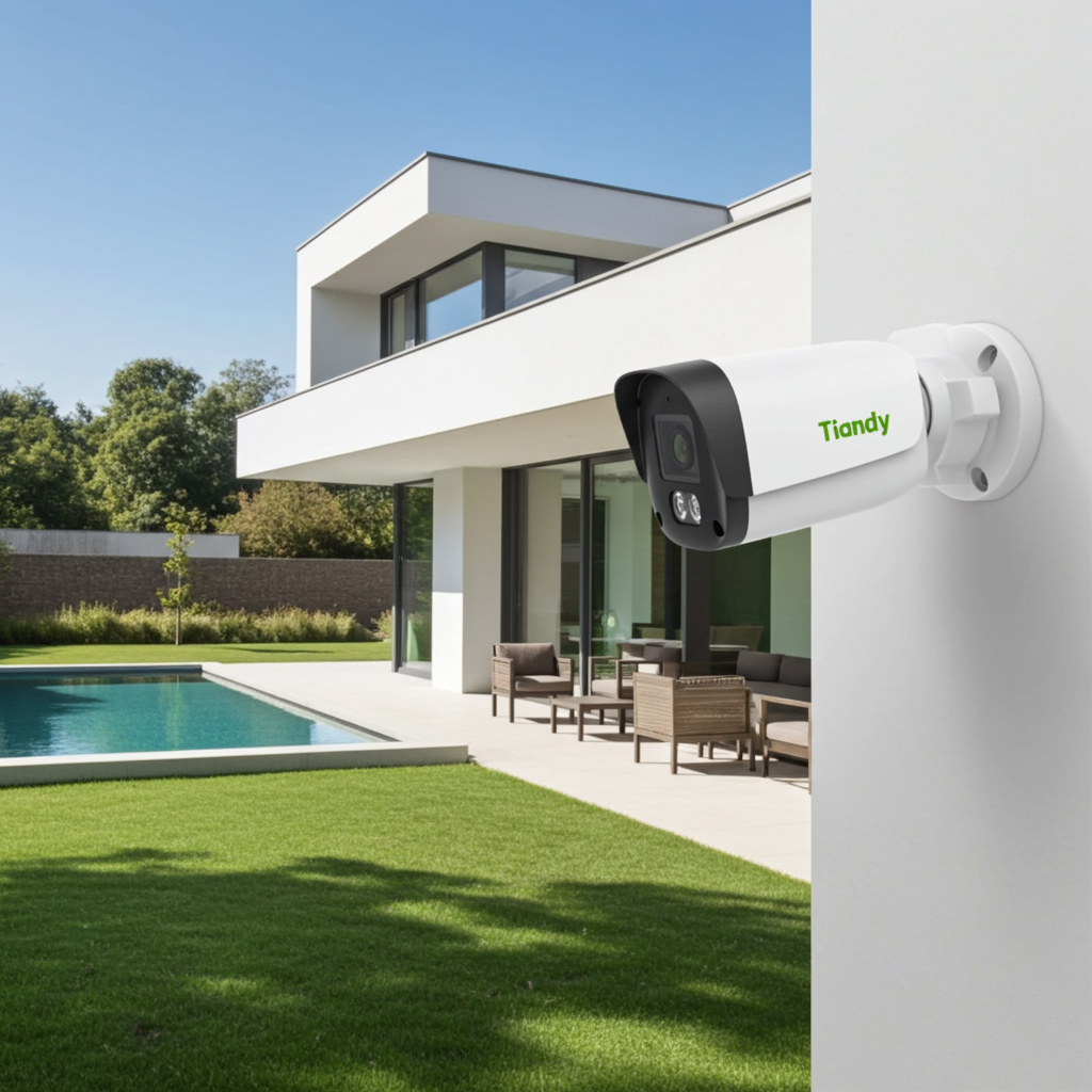 Tiandy ColorMaker Bullet AK2 IP Camera 4MP– Full Colour Night Vision CCTV Kenya