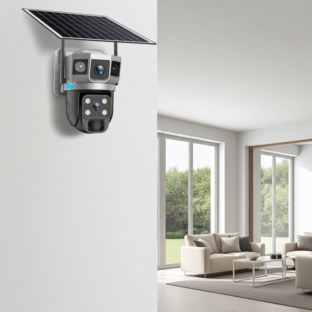 4G Solar Camera – Dual Lens (SIM Card)