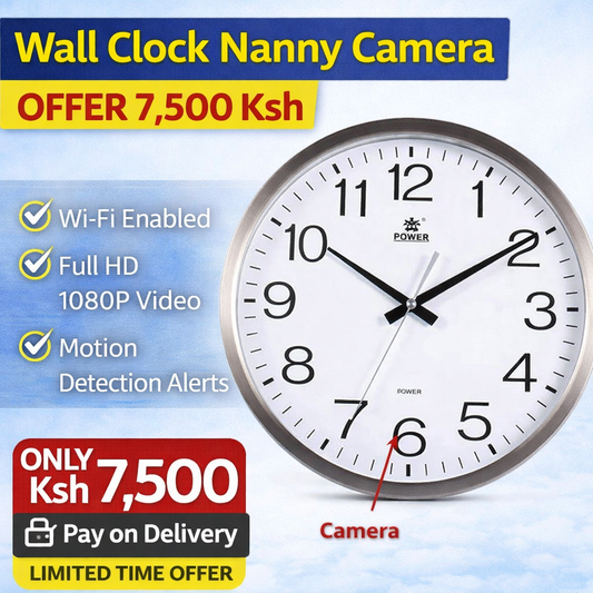 Wall Clock Nanny Camera