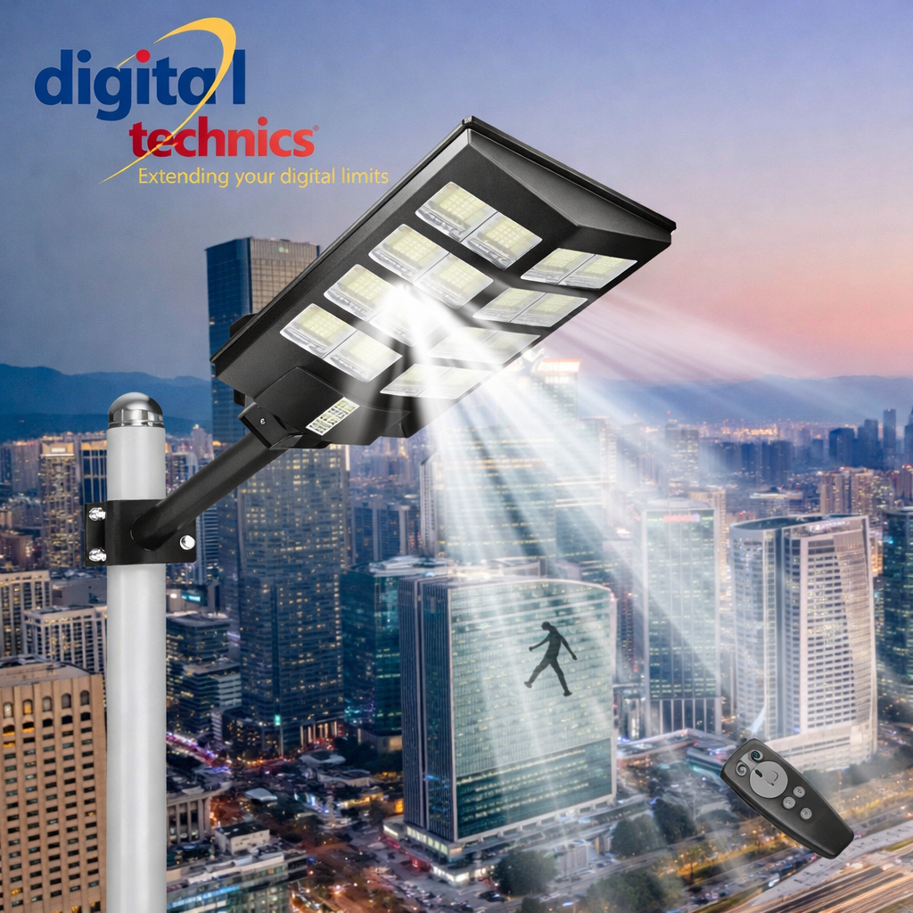 300W Solar LED Street Light in Kenya | Super Bright Outdoor Security Light
