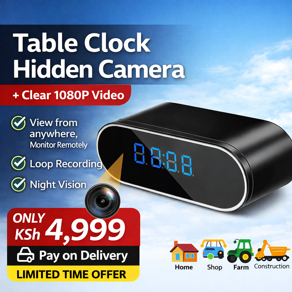 Table Clock WiFi Camera