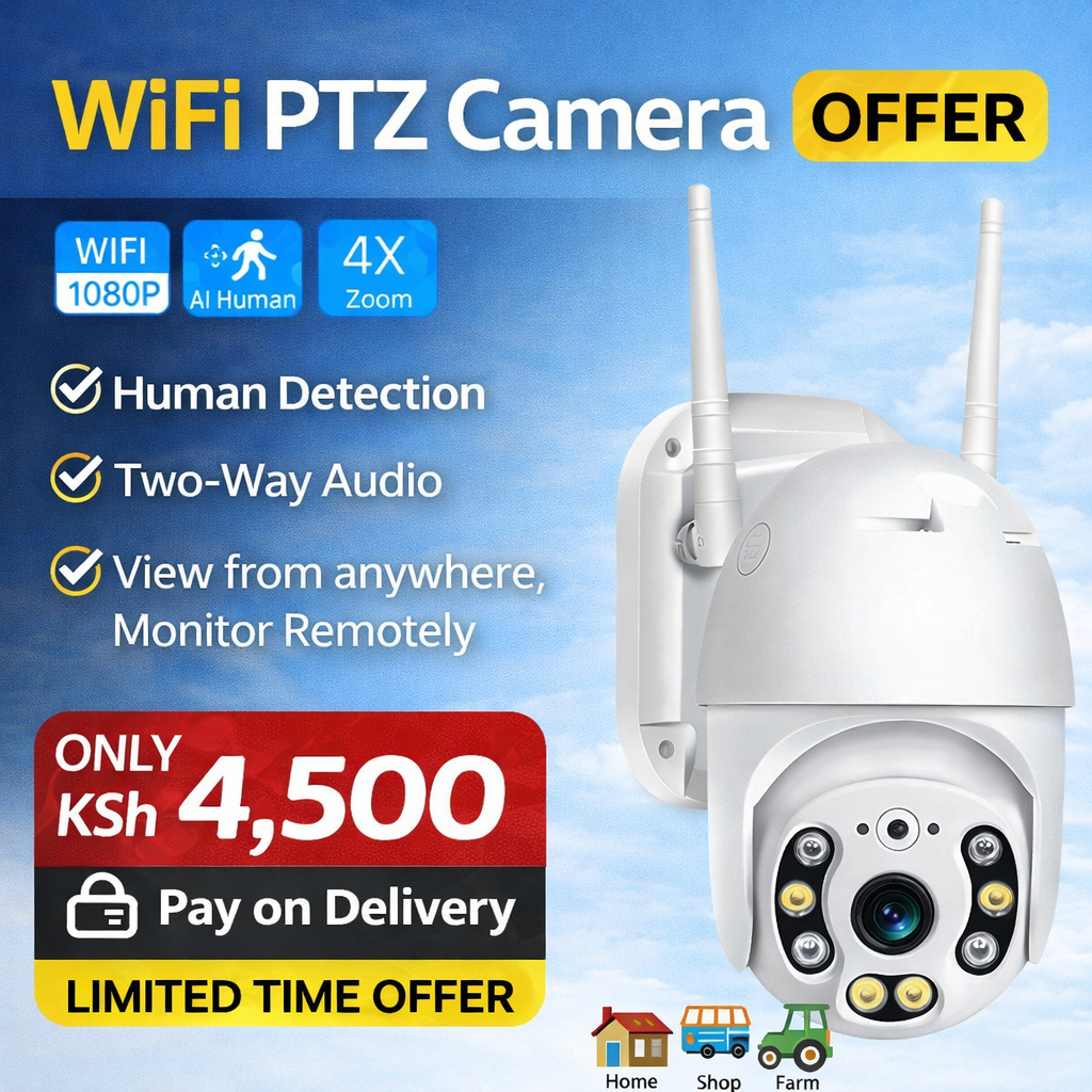 SMART WIFI 360°  PTZ CCTV CAMERA